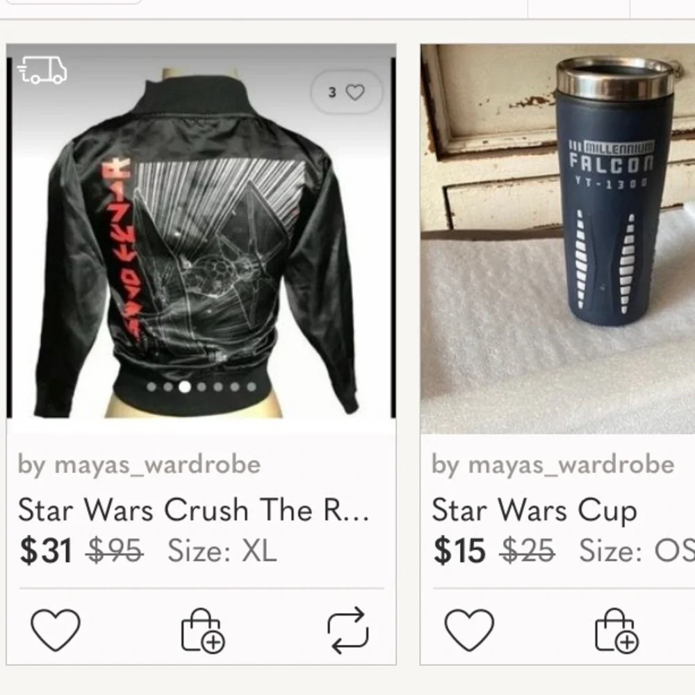 Vintage STAR WARS Jacket and plus bottle CUP